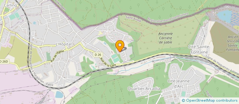 localisation de l'entreprise MADAME CHRISTELLE KARMANN  L'HOPITAL