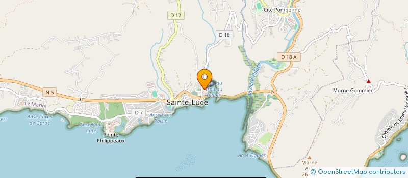 localisation de l'entreprise MADAME CHRISTELLE KATIA CHOUX  SAINTE-LUCE