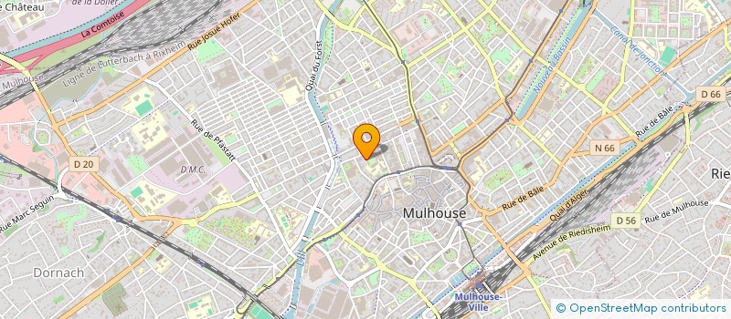 localisation de l'entreprise MADAME CHRISTELLE KECK  MULHOUSE