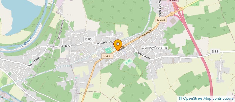 localisation de l'entreprise MADAME CHRISTELLE KETCHEMI  QUINCY-VOISINS