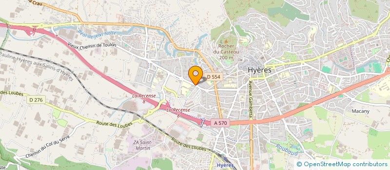 localisation de l'entreprise MADAME CHRISTELLE KIEFFER  HYERES