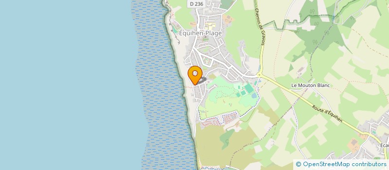 localisation de l'entreprise MADAME CHRISTELLE KLENNE  EQUIHEN-PLAGE