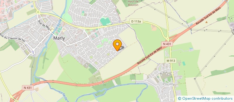 localisation de l'entreprise MADAME CHRISTELLE KNECHT  MARLY