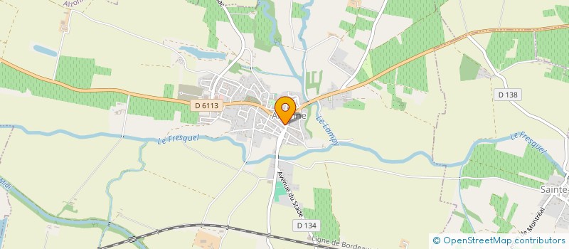 localisation de l'entreprise MADAME CHRISTELLE KURUC  ALZONNE