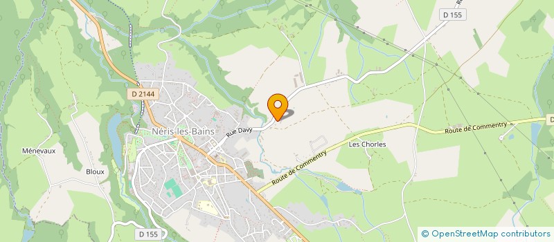 localisation de l'entreprise MADAME CHRISTELLE LABAUME à NERIS-LES-BAINS