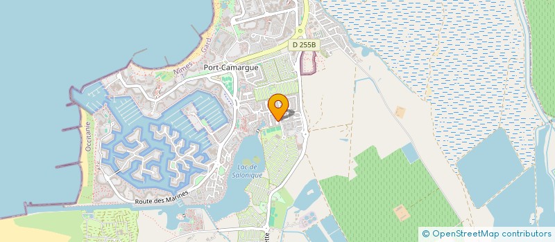 localisation de l'entreprise MADAME CHRISTELLE LABRANDE  LE GRAU-DU-ROI