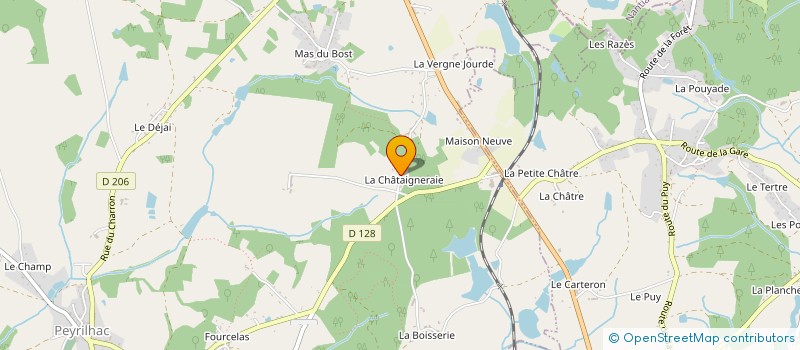 localisation de l'entreprise MADAME CHRISTELLE LACAM à PEYRILHAC