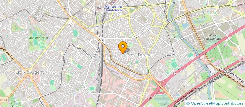 localisation de l'entreprise MADAME CHRISTELLE LACASIA à MONTPELLIER