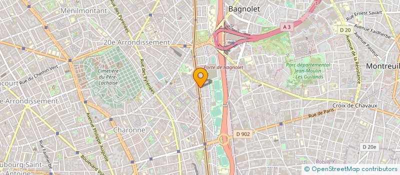 localisation de l'entreprise MADAME CHRISTELLE LACAZETTE  PARIS