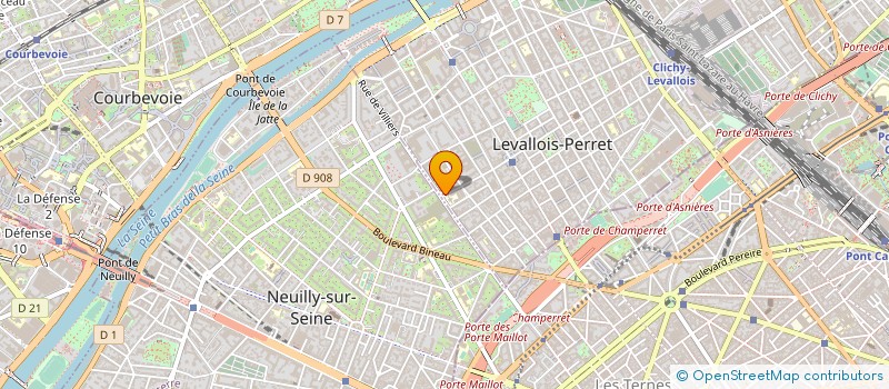 localisation de l'entreprise MADAME CHRISTELLE LACOSTE à LEVALLOIS-PERRET