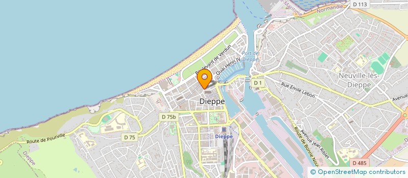 localisation de l'entreprise MADAME CHRISTELLE LACROIX à DIEPPE