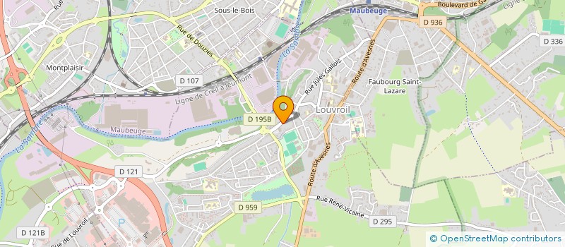 localisation de l'entreprise MADAME CHRISTELLE LACROIX  LOUVROIL