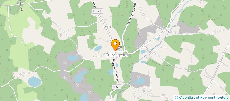localisation de l'entreprise MADAME CHRISTELLE LALANDE  GUIZENGEARD