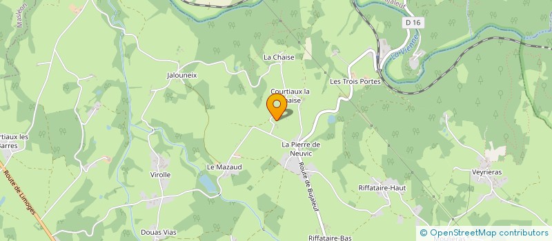 localisation de l'entreprise MADAME CHRISTELLE LALY  NEUVIC-ENTIER