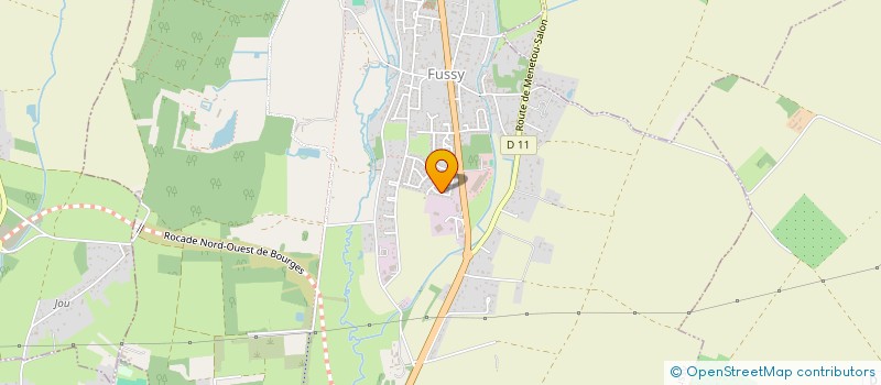 localisation de l'entreprise MADAME CHRISTELLE LAMOUR  FUSSY