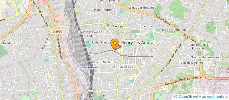 localisation de l'entreprise MADAME CHRISTELLE LANCIAUX  FLEURY-LES-AUBRAIS