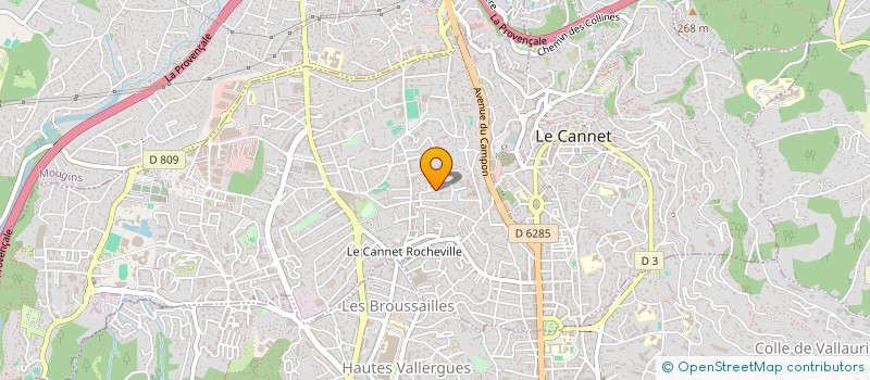localisation de l'entreprise MADAME CHRISTELLE LANDRO à LE CANNET
