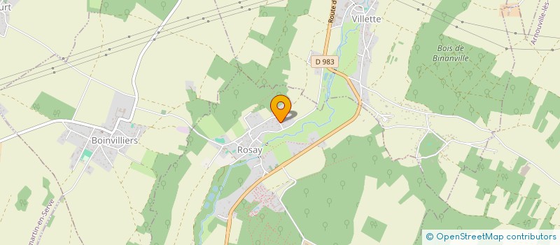 localisation de l'entreprise MADAME CHRISTELLE LAPORTE  ROSAY