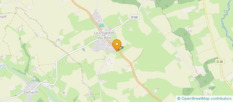 localisation de l'entreprise MADAME CHRISTELLE LARDEUX  LA CHAPELLE-DU-BOIS