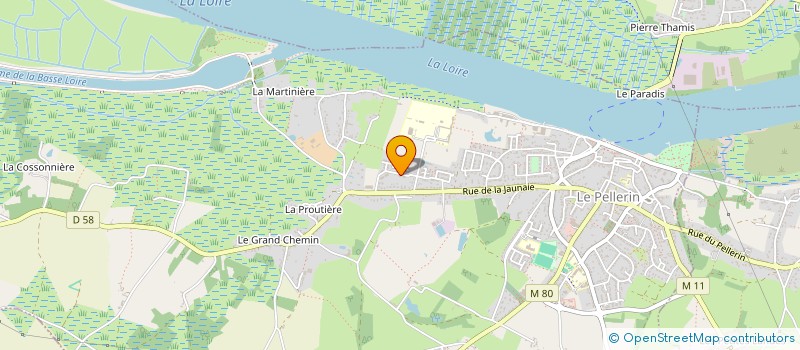 localisation de l'entreprise MADAME CHRISTELLE LARDILLER  LE PELLERIN