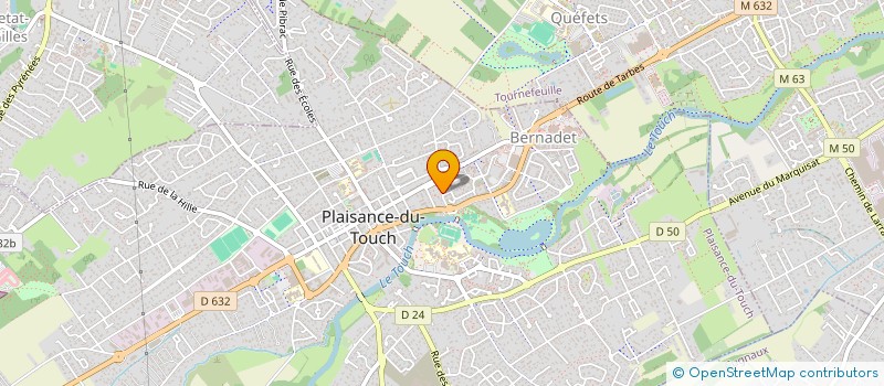 localisation de l'entreprise MADAME CHRISTELLE LARRIEU  PLAISANCE-DU-TOUCH