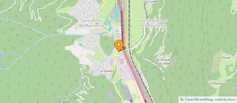 localisation de l'entreprise MADAME CHRISTELLE LATHOUD  SAINT-REMY-DE-MAURIENNE