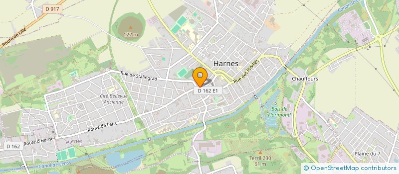 localisation de l'entreprise MADAME CHRISTELLE LATINIS  HARNES