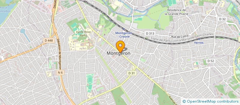 localisation de l'entreprise MADAME CHRISTELLE LAULERGUE  MONTGERON