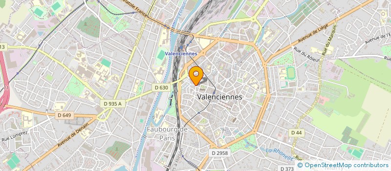 localisation de l'entreprise MADAME CHRISTELLE LAURENCE à VALENCIENNES