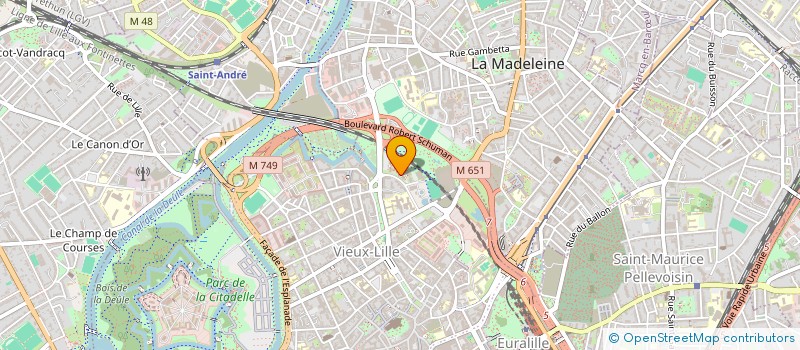 localisation de l'entreprise MADAME CHRISTELLE LAURENCE VACHER à LILLE