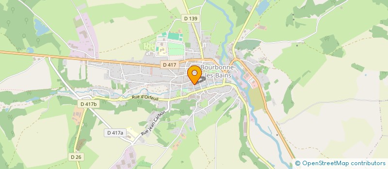 localisation de l'entreprise MADAME CHRISTELLE LAURENT à BOURBONNE-LES-BAINS