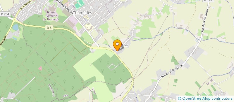 localisation de l'entreprise MADAME CHRISTELLE LAURIER  THUMERIES