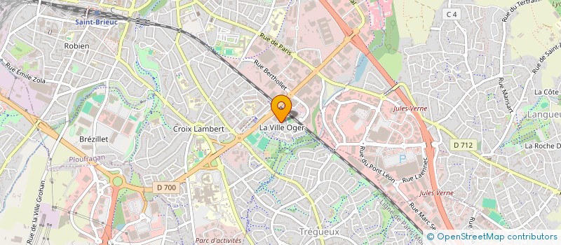 localisation de l'entreprise MADAME CHRISTELLE LAURON à SAINT-BRIEUC