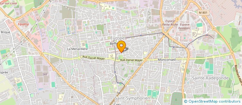 localisation de l'entreprise MADAME CHRISTELLE LAVALETTE  TOURS