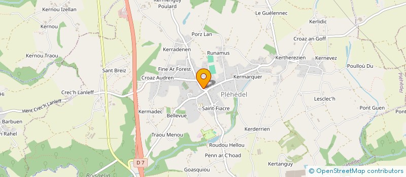 localisation de l'entreprise MADAME CHRISTELLE LE BOZEC à PLEHEDEL