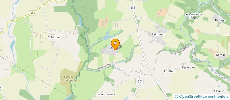 localisation de l'entreprise MADAME CHRISTELLE LE DENMAT  QUESTEMBERT