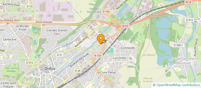 localisation de l'entreprise MADAME CHRISTELLE LE DORNER à DREUX