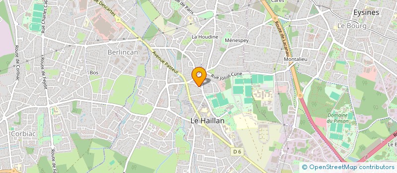 localisation de l'entreprise MADAME CHRISTELLE LE GALL  LE HAILLAN