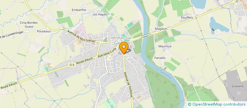 localisation de l'entreprise MADAME CHRISTELLE LE GOAZIOU  VERDUN-SUR-GARONNE