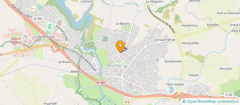 localisation de l'entreprise MADAME CHRISTELLE LE NORMAND  MUZILLAC