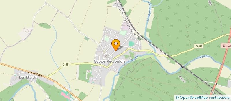 localisation de l'entreprise MADAME CHRISTELLE LE NY  OZOUER-LE-VOULGIS