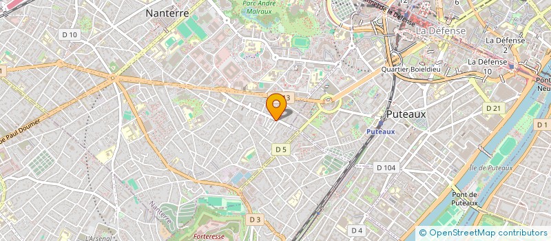 localisation de l'entreprise MADAME CHRISTELLE LE ROUX à NANTERRE