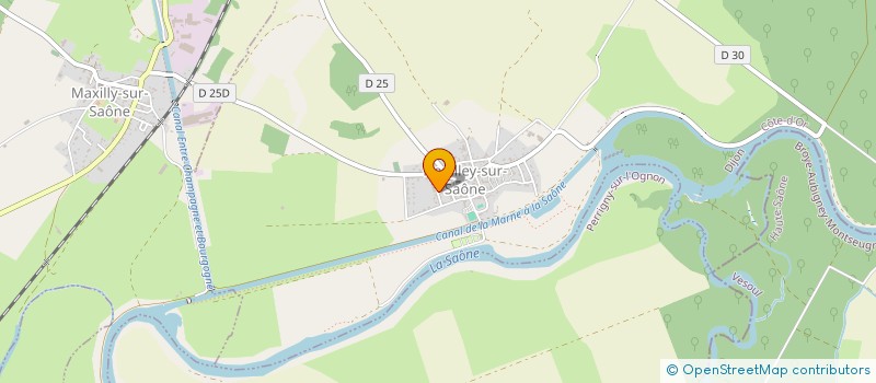 localisation de l'entreprise MADAME CHRISTELLE LEBAULT  HEUILLEY-SUR-SAONE