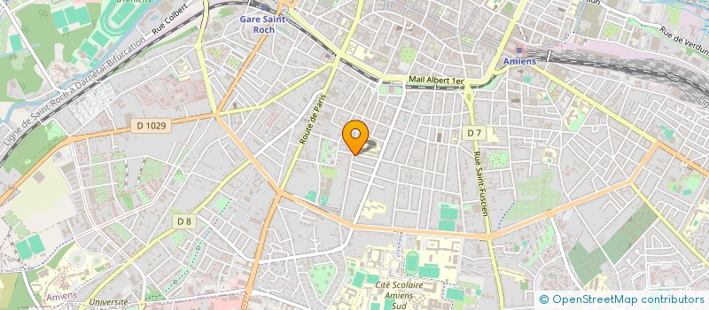 localisation de l'entreprise MADAME CHRISTELLE LEBLAN  AMIENS