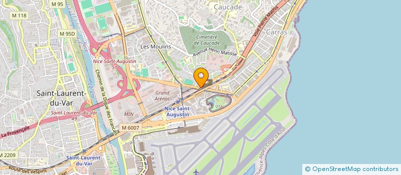 localisation de l'entreprise MADAME CHRISTELLE LEBLANC à NICE