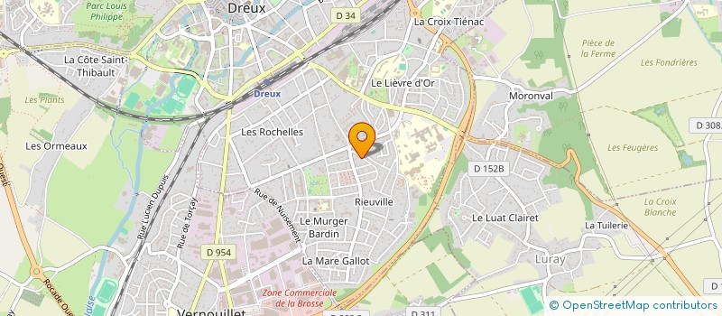 localisation de l'entreprise MADAME CHRISTELLE LEBRETON à DREUX
