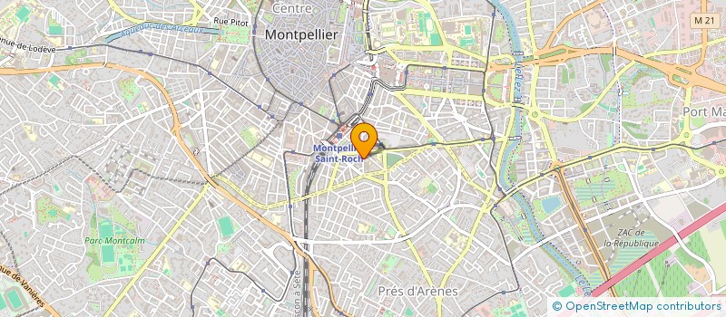localisation de l'entreprise MADAME CHRISTELLE LECLERQ  MONTPELLIER