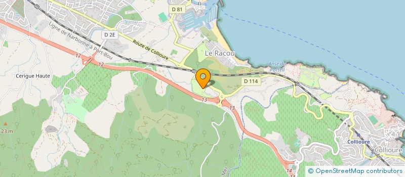 localisation de l'entreprise MADAME CHRISTELLE LECUONA-OLLIVIER à ARGELES-SUR-MER