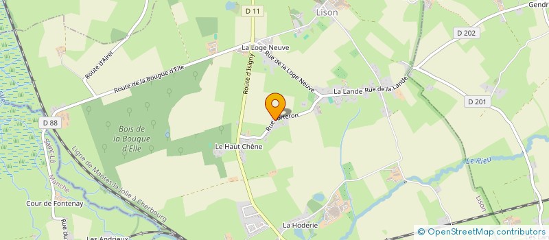 localisation de l'entreprise MADAME CHRISTELLE LECUYER  LISON