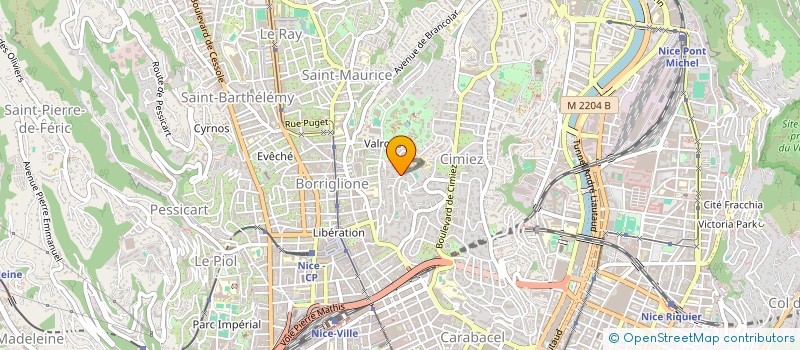 localisation de l'entreprise MADAME CHRISTELLE LEFEBVRE  LA COLLE-SUR-LOUP